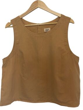 Pact Women's Tank Top in Caramel Tan